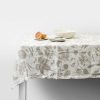 Daylesford Organic Oakleaf Tablecloth Light Grey Hot