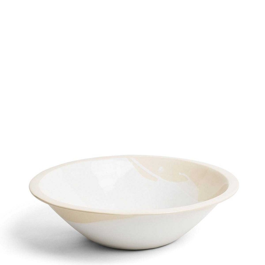 Daylesford Organic Slip Salad Bowl White New