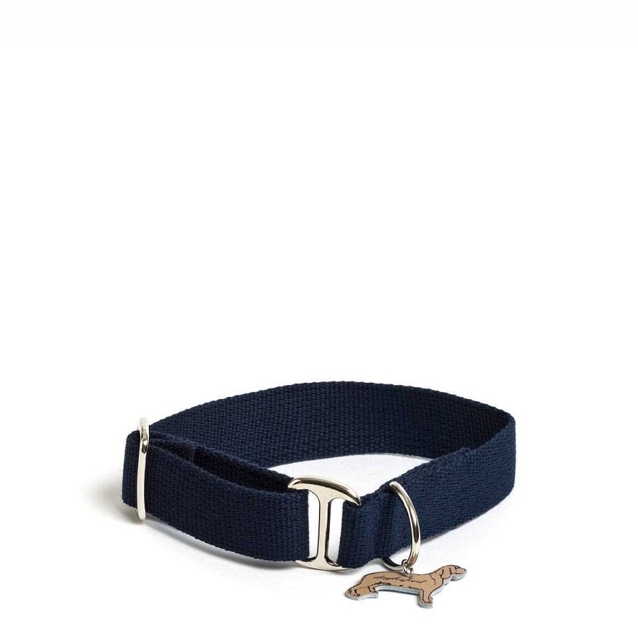 Daylesford Organic Navy Lucky Dog Collar Best