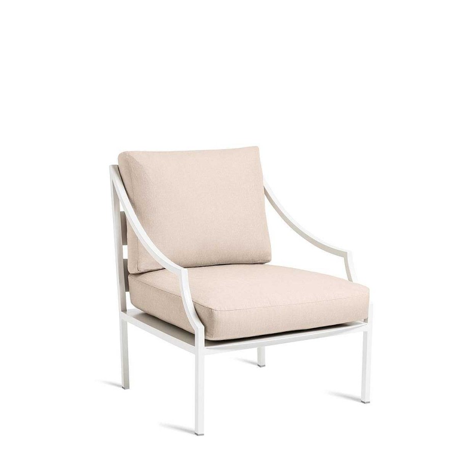 Daylesford Organic Kingham Armchair, White Clearance