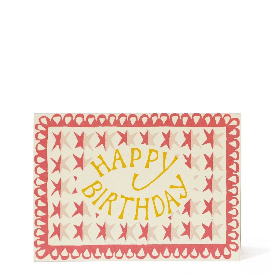 Daylesford Organic Happy Birthday Stars Card New