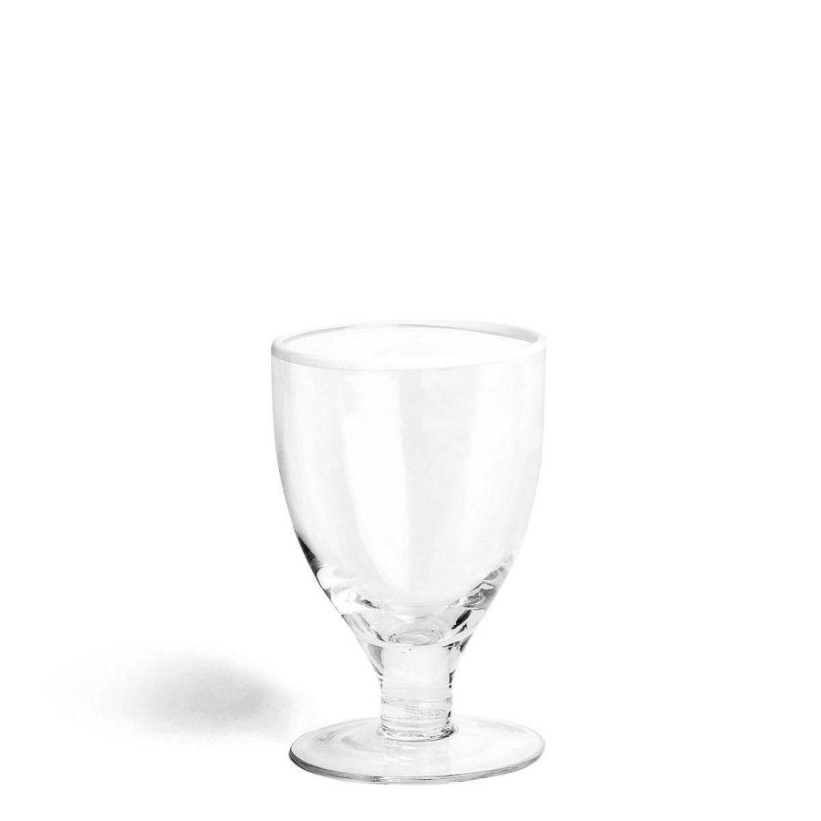 Daylesford Organic Idbury Wine Glass White Rim Hot