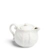 Daylesford Organic Cabbage Teapot White New