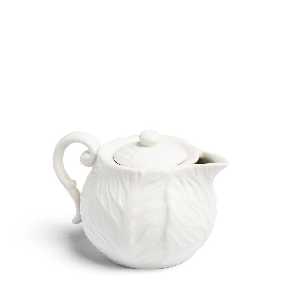 Daylesford Organic Cabbage Teapot White New