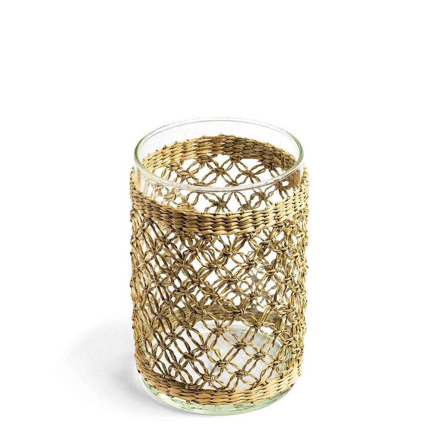 Daylesford Organic Weave Glass Lantern Medium Clearance