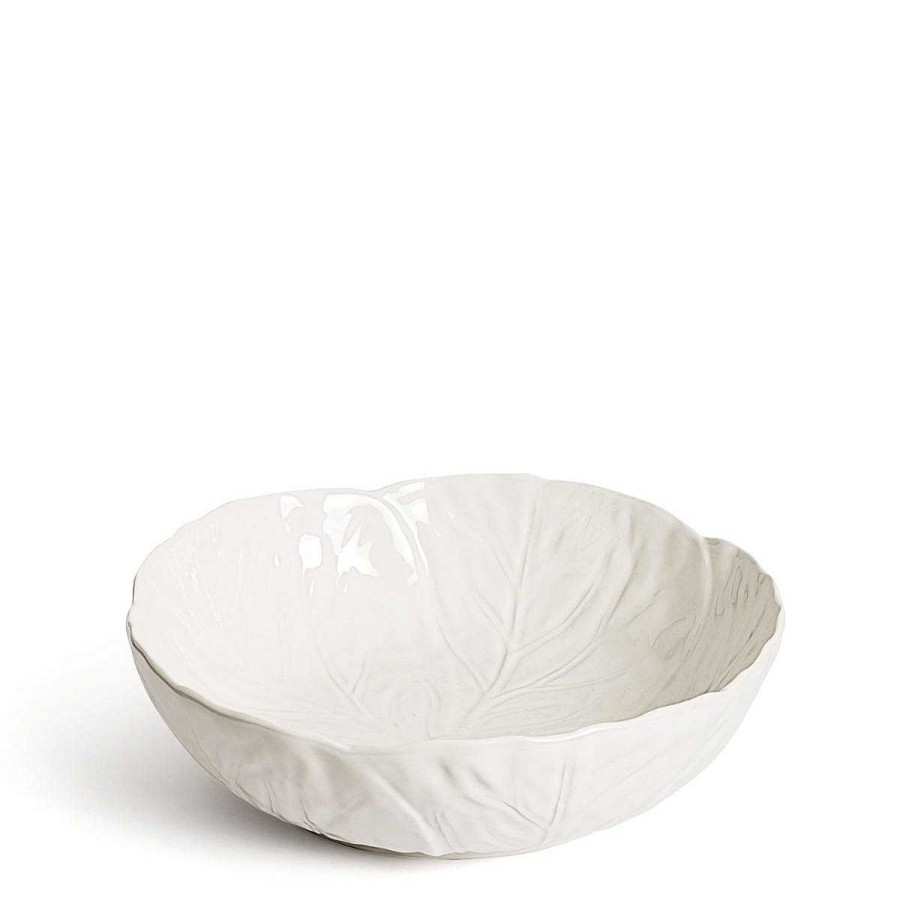 Daylesford Organic Cabbage Serving Bowl White Wholesale