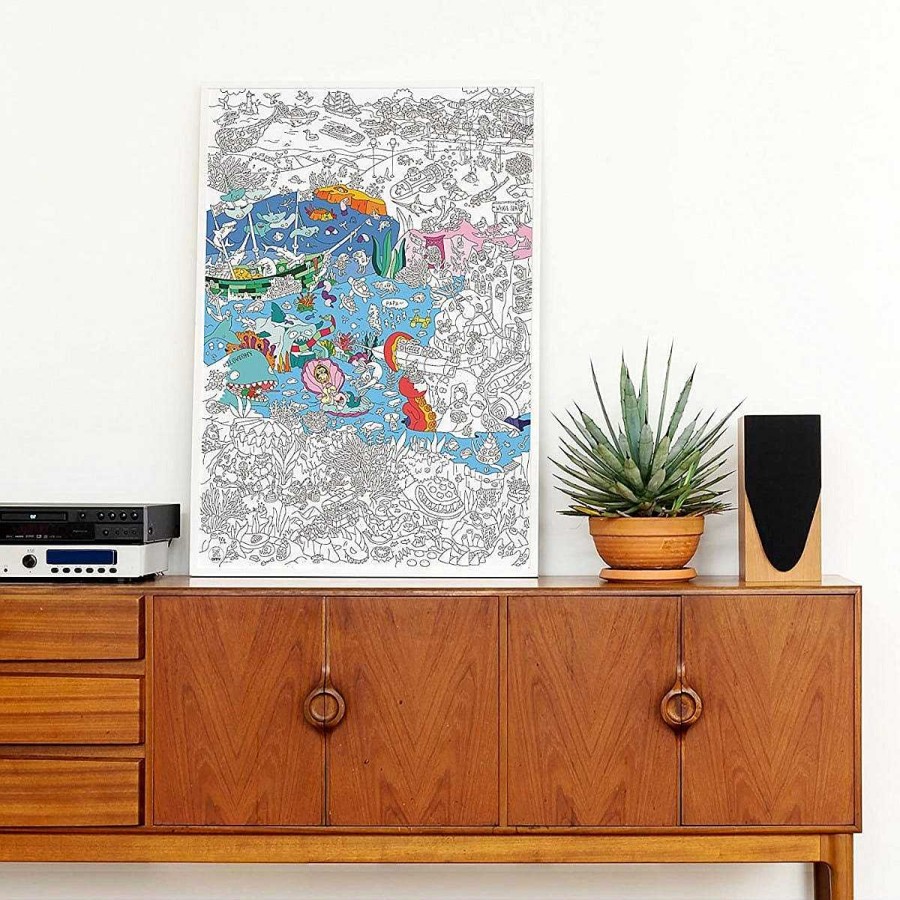 Daylesford Organic Ocean Giant Colouring Poster Online