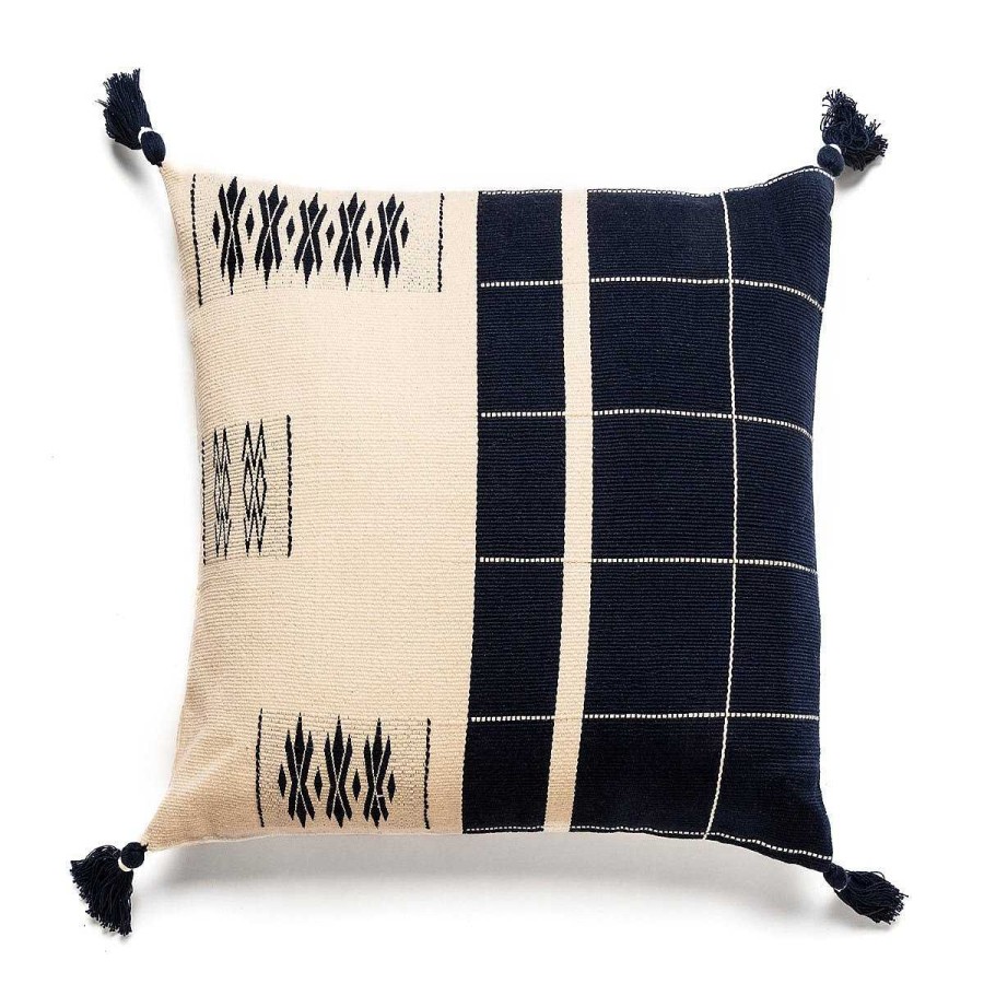 Daylesford Organic Arthur Wide Check Cushion Best