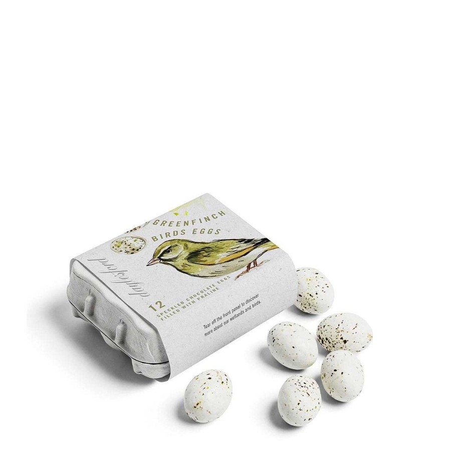 Daylesford Organic Chocolate Greenfinch Bird Eggs New