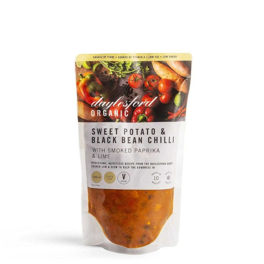 Daylesford Organic New: Organic Sweet Potato & Black Bean Chilli Clearance