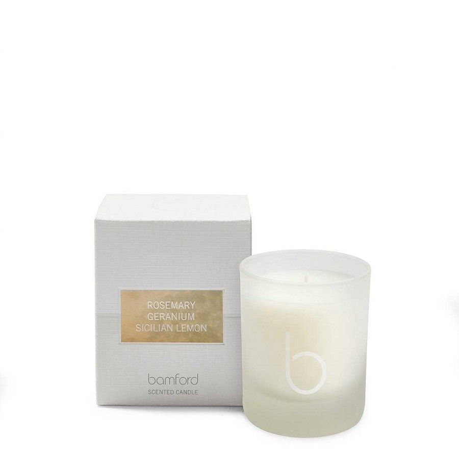 Daylesford Organic Bamford Rosemary Single Wick Candle New