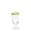 Daylesford Organic Ledbury Wine Glass Green Tipped Hot