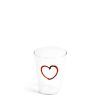 Daylesford Organic Red Heart Glass Clearance