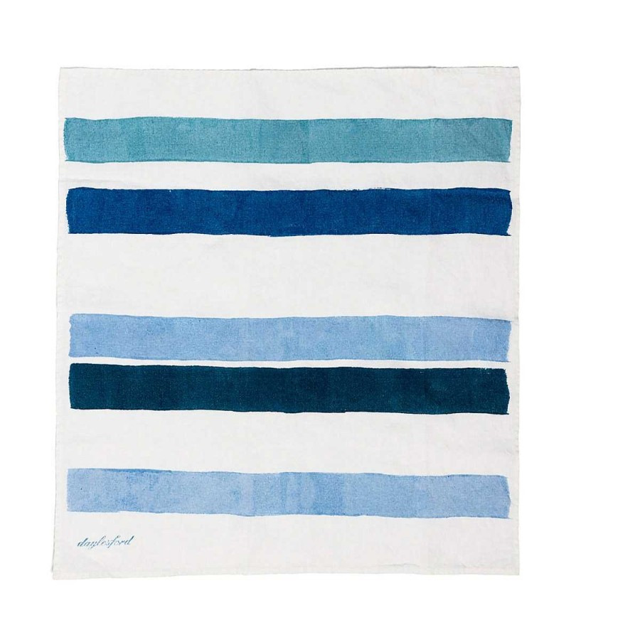 Daylesford Organic Rigato Blue Napkin Set Online