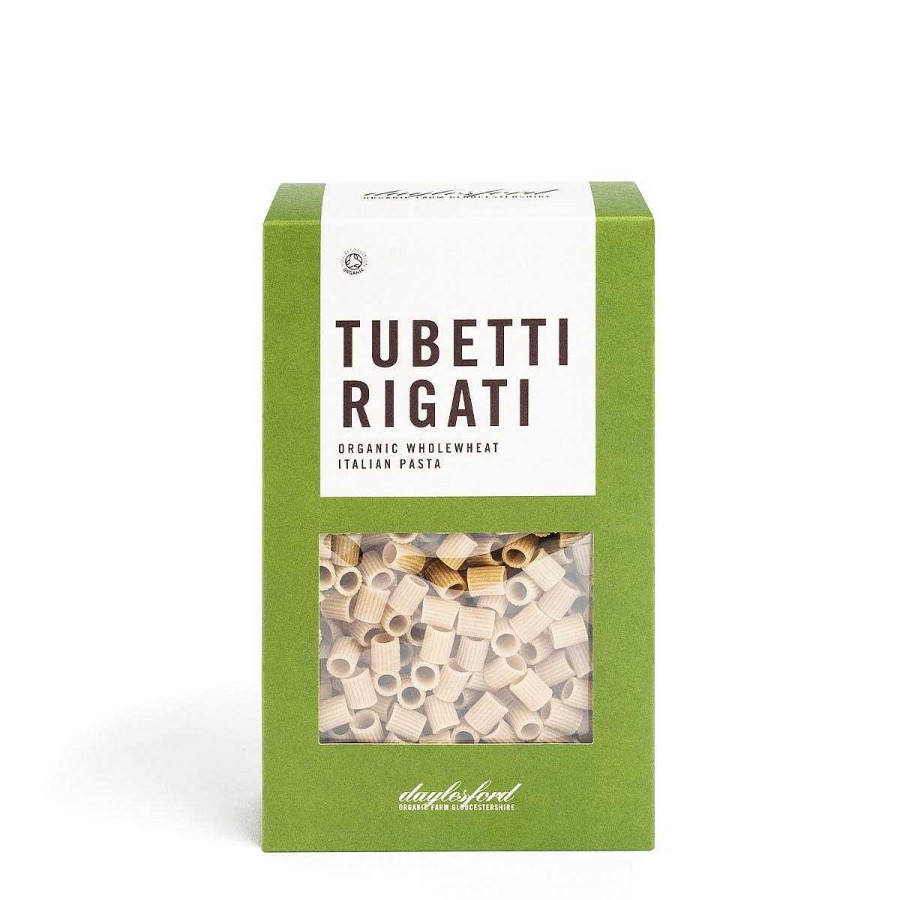 Daylesford Organic Organic Tubetti Rigati Whole Wheat Italian Pasta Clearance