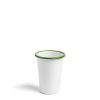 Daylesford Organic White & Green Large Enamel Tumbler Best