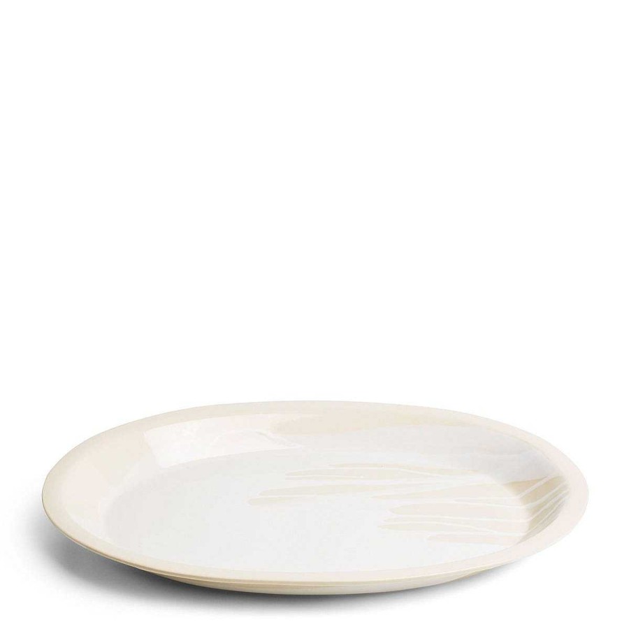 Daylesford Organic Slip White Platter Clearance