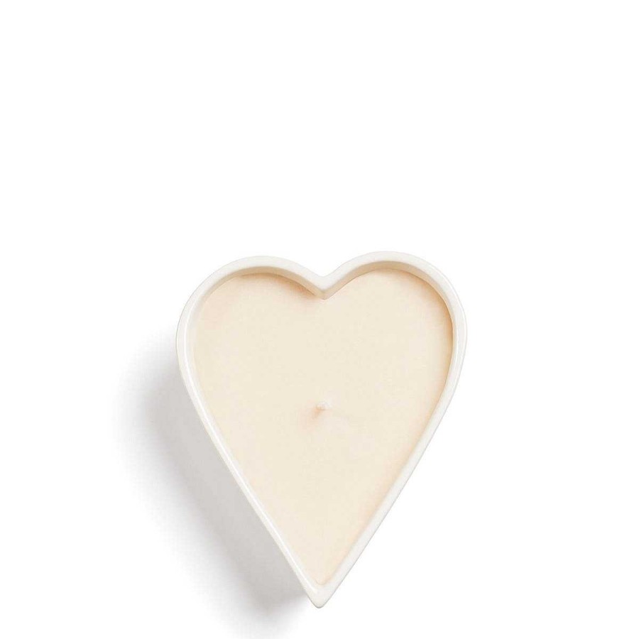 Daylesford Organic Heart Shaped Candle Hot