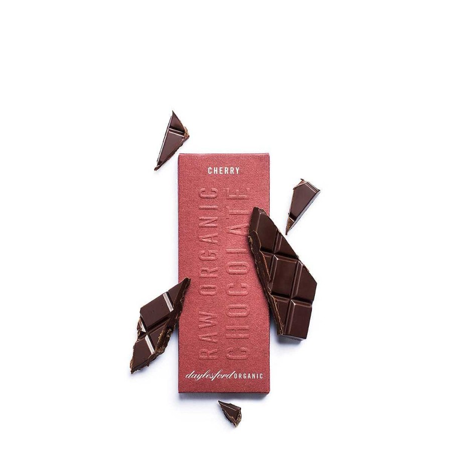 Daylesford Organic Raw Chocolate Sour Cherry Bar Wholesale