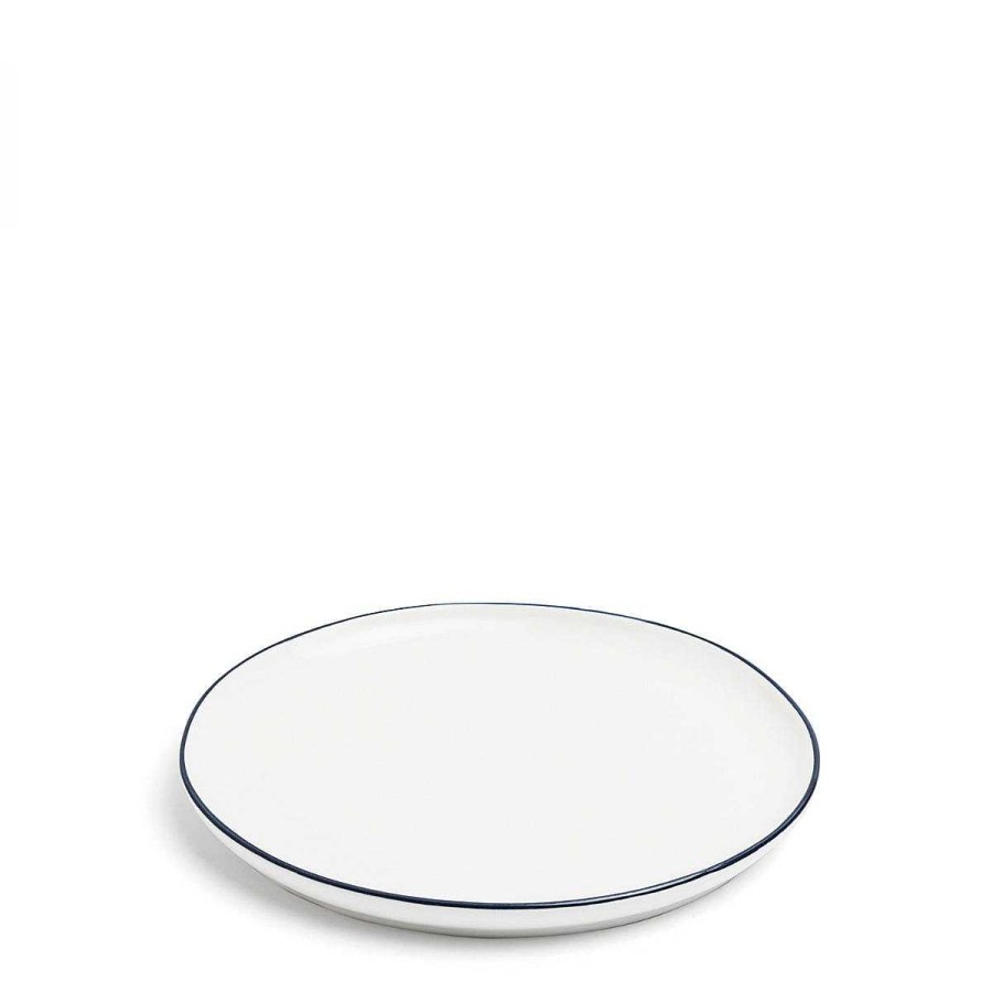 Daylesford Organic Edge Soup Plate Blue Hot