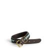 Daylesford Organic Zigzag Dog Collar Blue New