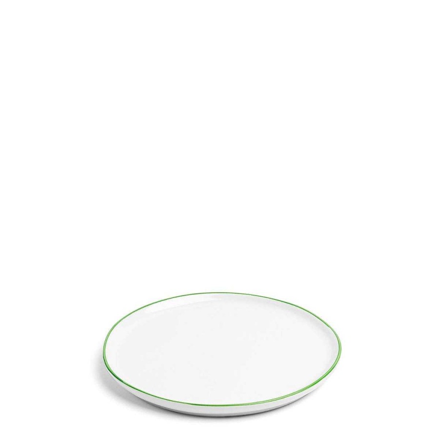 Daylesford Organic Edge Dessert Plate Dark Green Wholesale