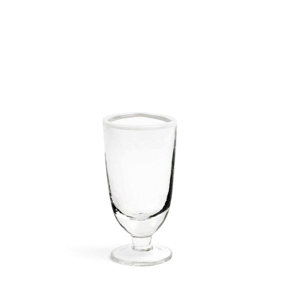 Daylesford Organic Ledbury Wine Glass White Tipped Clearance