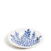 Daylesford Organic Leaf Shallow Bowl Blue Clearance