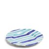 Daylesford Organic Circus Stripe Blue Dinner Plate Online