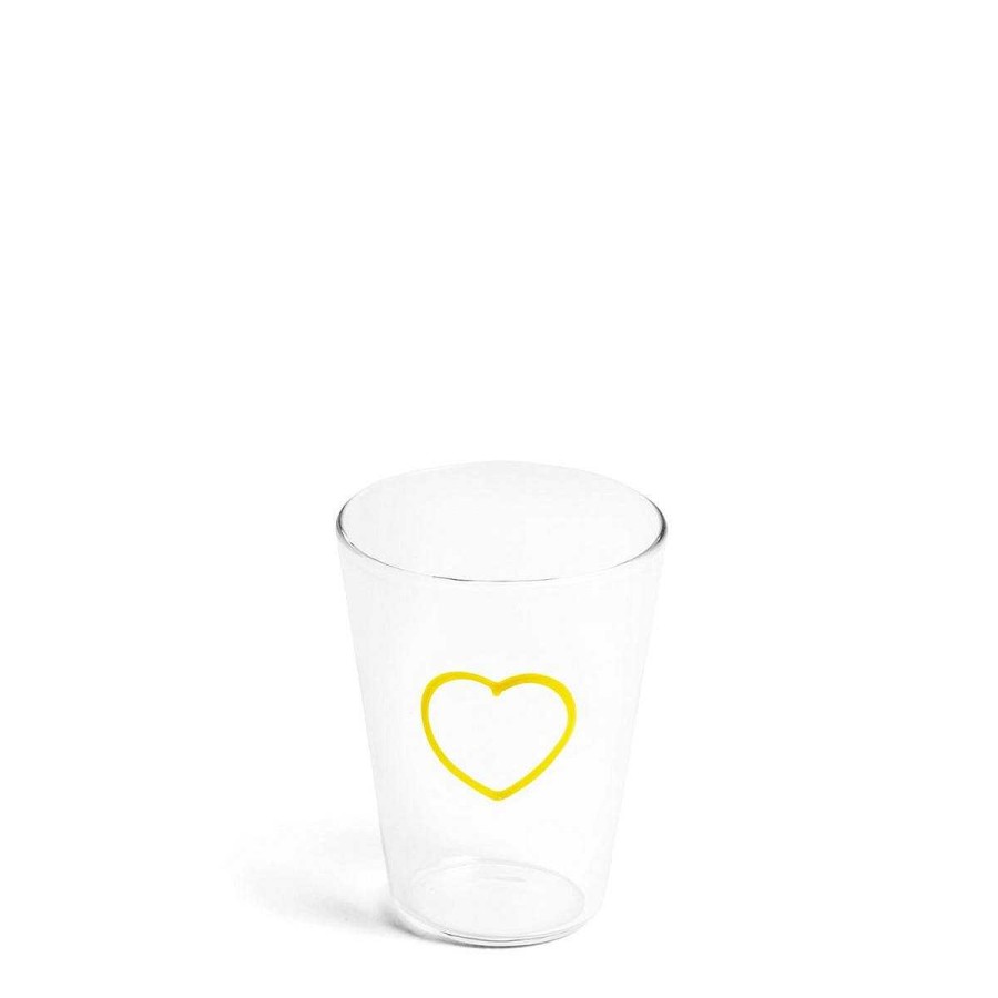 Daylesford Organic Yellow Heart Glass Wholesale