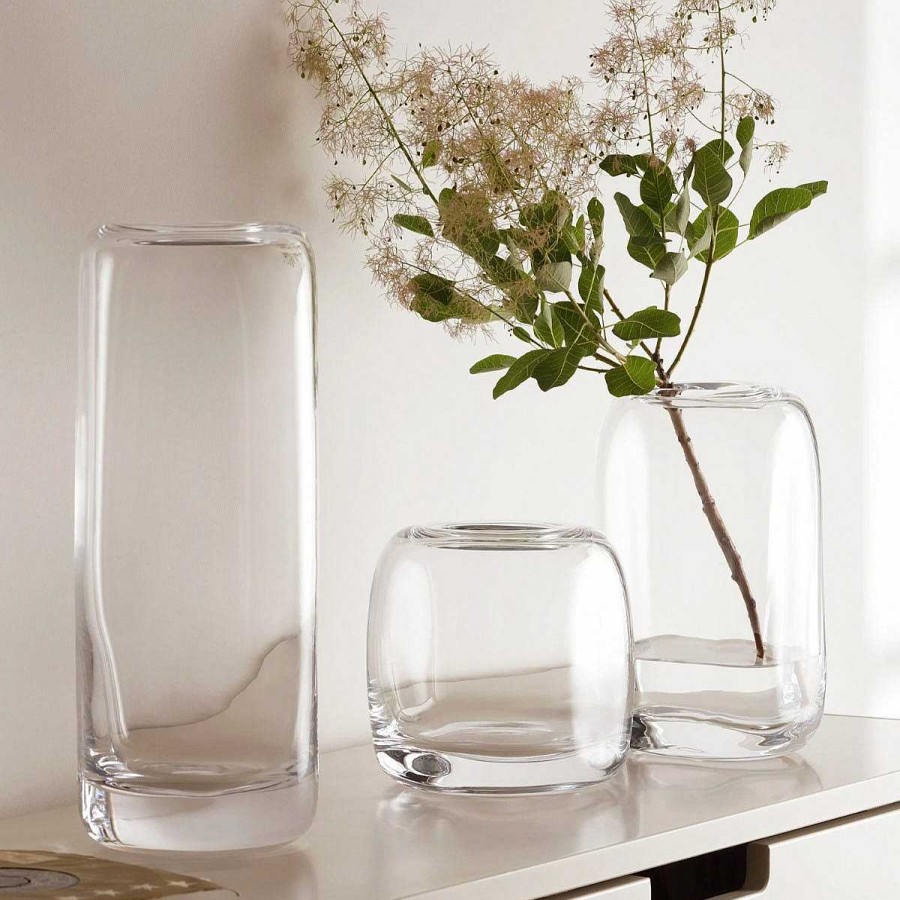 Daylesford Organic Cube Glass Vase Small Clearance