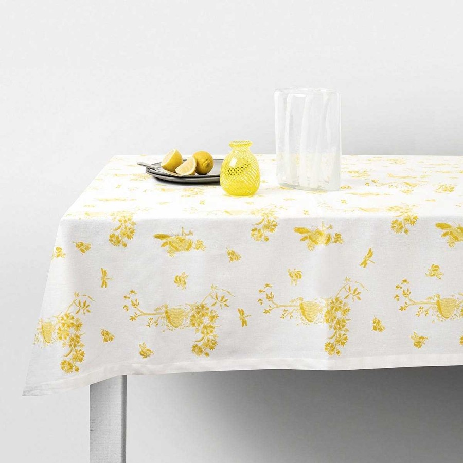 Daylesford Organic Beehive Yellow Tablecloth Hot