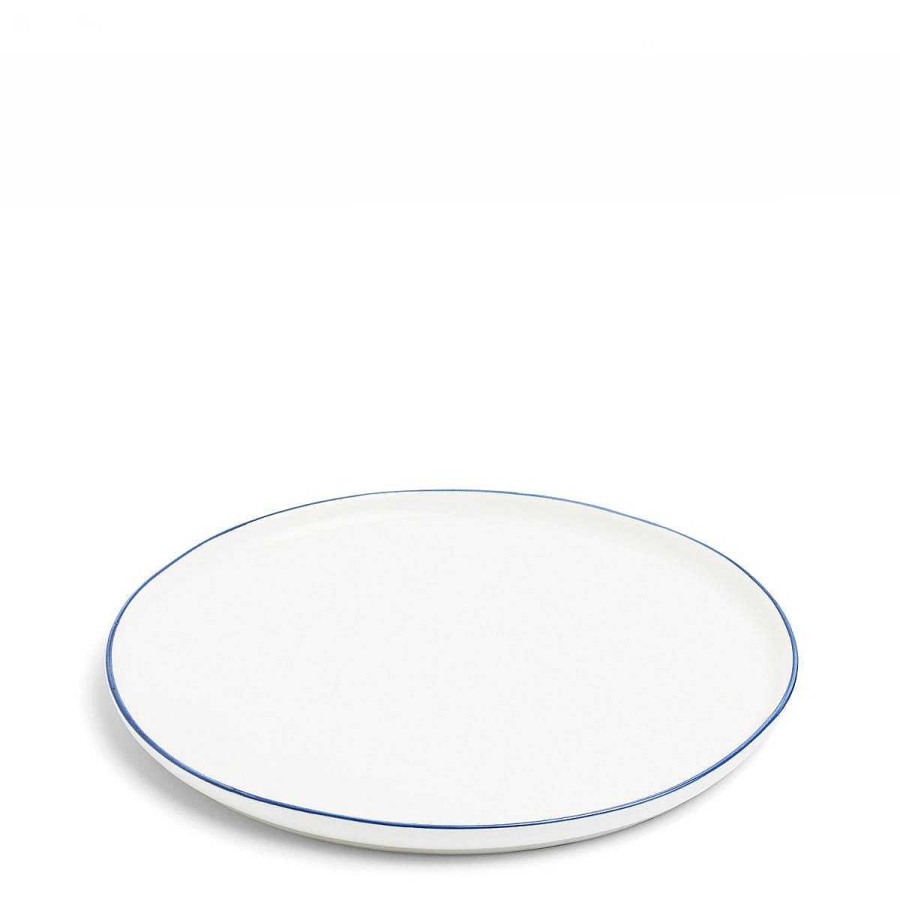 Daylesford Organic Edge Dinner Plate Blue Best