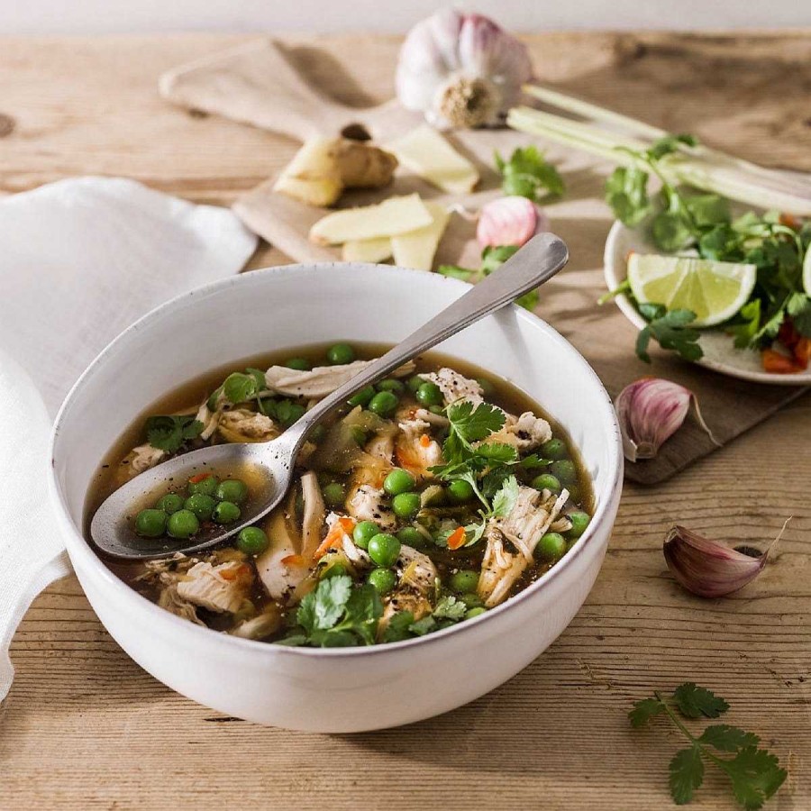 Daylesford Organic Organic Thai Chicken Broth With Chilli & Lemongrass Clearance