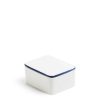 Daylesford Organic Edge Butter Dish Blue Clearance