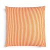 Daylesford Organic Saunton Orange Stripe Cushion Large Clearance