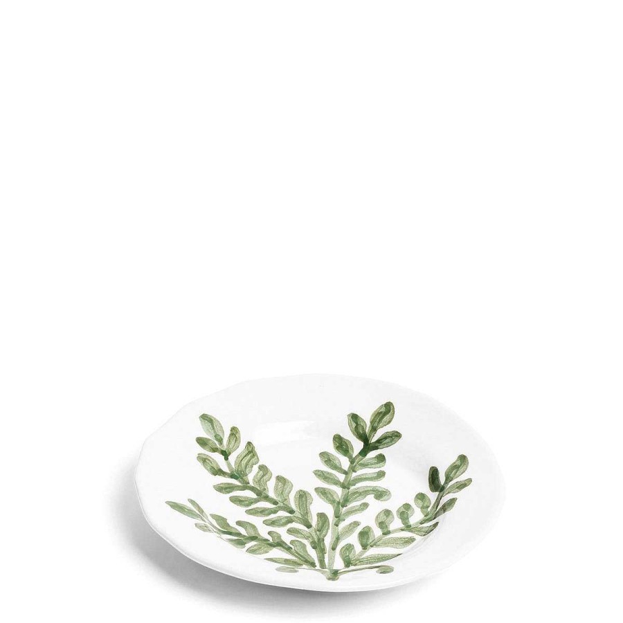 Daylesford Organic Leaf Side Plate Green Online