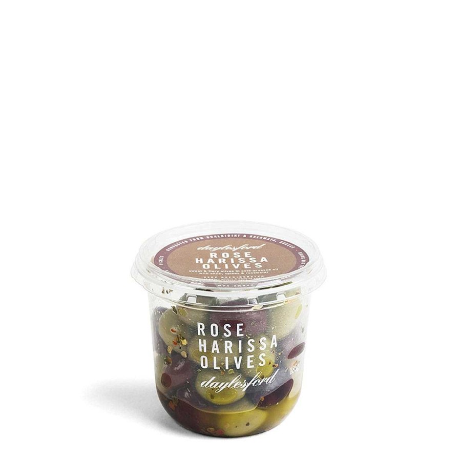 Daylesford Organic Organic Rose Harissa Olives Hot