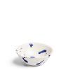 Daylesford Organic Solstice Cereal Bowl Blue Splatter New