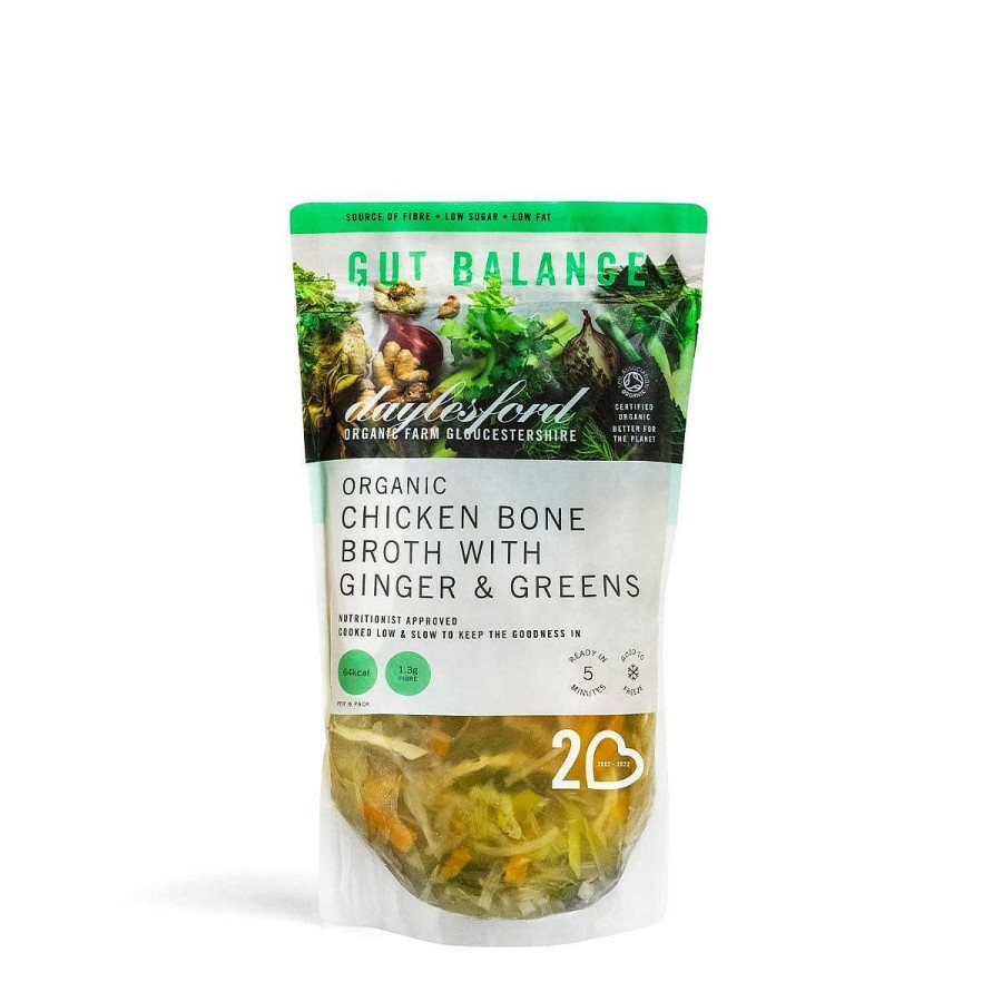 Daylesford Organic Organic Chicken Bone Broth With Ginger & Greens Online