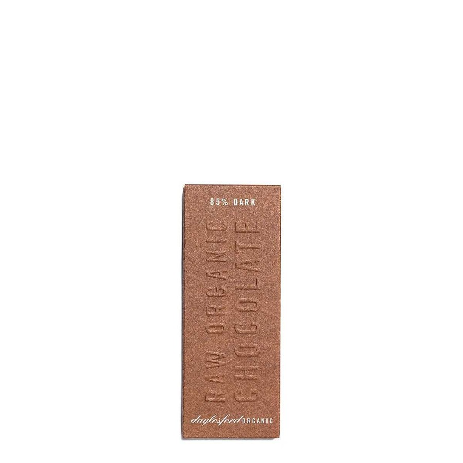 Daylesford Organic Raw Dark Chocolate 85% Bar New