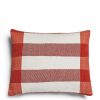 Daylesford Organic Abbey Stripe Cushion Fox Red Hot